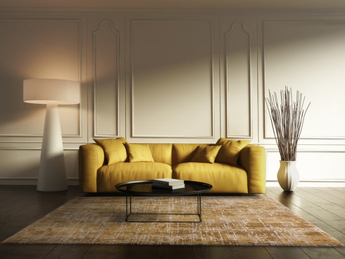 Lyza Rug Abstract Gold Rug